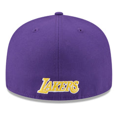 Los Angeles Lakers 2025 NBA Tip Off Split Panel 59FIFTY Fitted Hat White/Purple - NBA