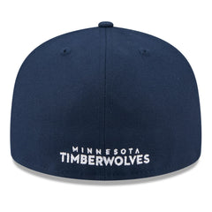 Minnesota Timberwolves 2025 NBA Tip Off Split Panel 59FIFTY Fitted Hat White/Navy - NBA