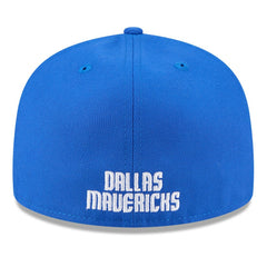 Dallas Mavericks 2025 NBA Tip Off Split Panel 59FIFTY Fitted Hat White/Blue - NBA
