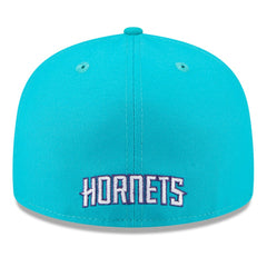 Charlotte Hornets 2025 NBA Tip Off Split Panel 59FIFTY Fitted Hat White/Teal - NBA