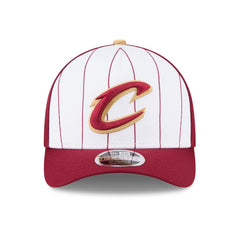 Cleveland Cavaliers 2025 NBA Tip Off M-Crown A-Frame 9FORTY Adjustable Hat White/Wine - NBA