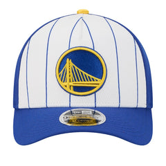 Golden State Warriors 2025 NBA Tip Off M-Crown A-Frame 9FORTY Adjustable Hat White/Royal - NBA