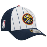 Denver Nuggets 2025 NBA Tip Off M-Crown A-Frame 9FORTY Adjustable Hat White/Navy - NBA