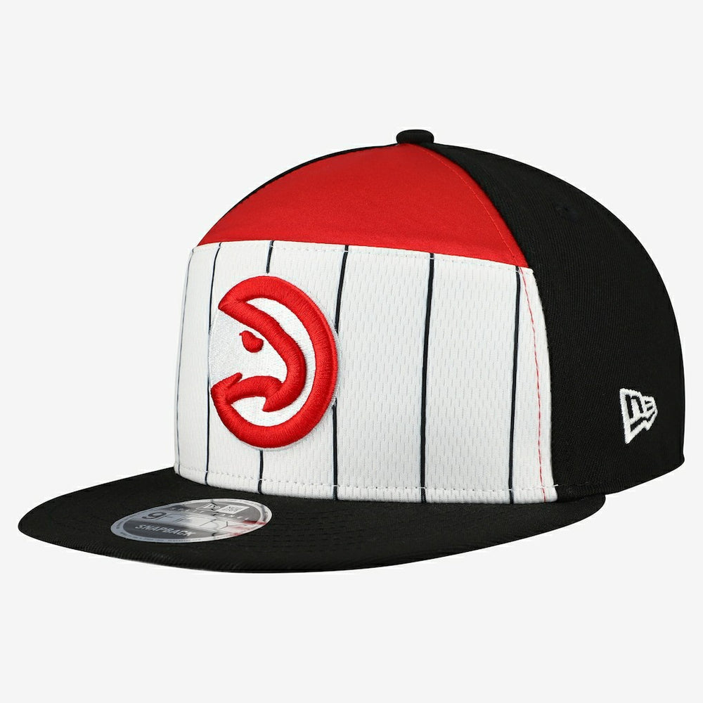 Atlanta Hawks 2025 NBA Tip Off Split Panel 9FIFTY Snapback Hat White/Red - NBA