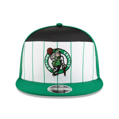 Boston Celtics 2025 NBA Tip Off Split Panel 9FIFTY Snapback Hat White/Kelly Green - NBA