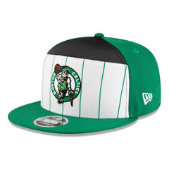 Boston Celtics 2025 NBA Tip Off Split Panel 9FIFTY Snapback Hat White/Kelly Green - NBA
