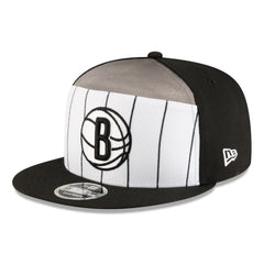 Brooklyn Nets 2025 NBA Tip Off Split Panel 9FIFTY Snapback Hat White/Black - NBA