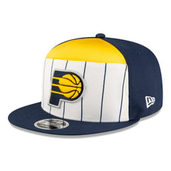Indiana Pacers 2025 NBA Tip Off Split Panel 9FIFTY Snapback Hat White/Navy - NBA