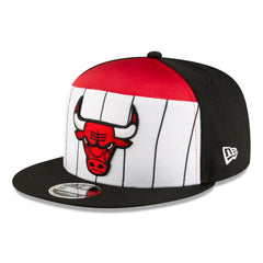 Chicago Bulls 2025 NBA Tip Off Split Panel 9FIFTY Snapback Hat White/Black - NBA