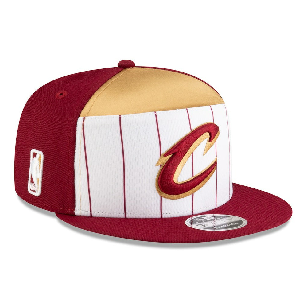 Cleveland Cavaliers 2025 NBA Tip Off Split Panel 9FIFTY Snapback Hat White/Wine - NBA