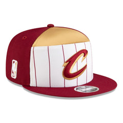 Cleveland Cavaliers 2025 NBA Tip Off Split Panel 9FIFTY Snapback Hat White/Wine - NBA