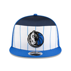 Dallas Mavericks 2025 NBA Tip Off Split Panel 9FIFTY Snapback Hat White/Blue - NBA