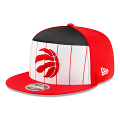 Toronto Raptors 2025 NBA Tip Off Split Panel 9FIFTY Snapback Hat White/Red - NBA