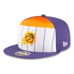 Phoenix Suns 2025 NBA Tip Off Split Panel 9FIFTY Snapback Hat White/Purple - NBA