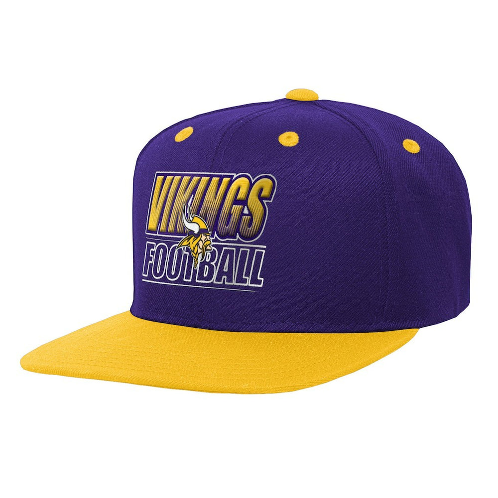 Minnesota Vikings Outerstuff Youth Team Gradient Deadstock Snapback Hat Purple | NFL