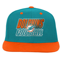 Miami Dolphins Outerstuff Youth Team Gradient Deadstock Snapback Hat Aqua | NFL