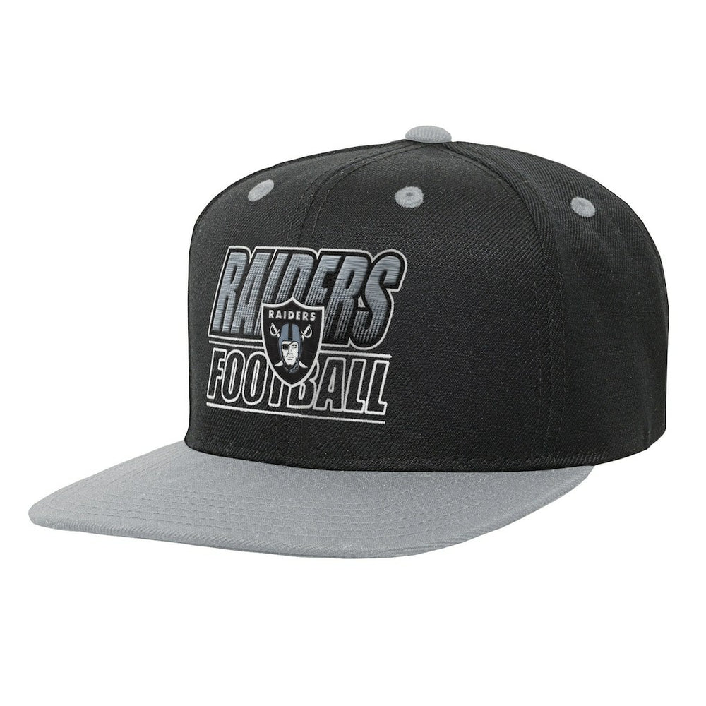Las Vegas Raiders Outerstuff Youth Team Gradient Deadstock Snapback Hat Black | NFL