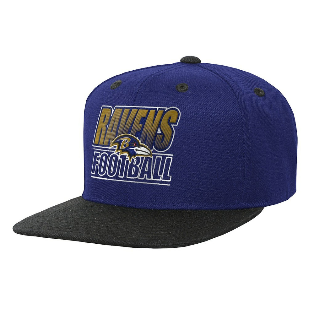 Baltimore Ravens Outerstuff Youth Team Gradient Deadstock Snapback Hat Purple | NFL