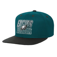 Philadelphia Eagles Outerstuff Youth Team Gradient Deadstock Snapback Hat Midnight Green | NFL