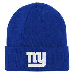 New York Giants Outerstuff Youth Team Gradient Cuffed Knit Hat Royal | NFL