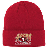 San Francisco 49ers Outerstuff Youth Team Gradient Cuffed Knit Hat Scarlet | NFL