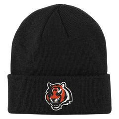 Cincinnati Bengals Outerstuff Youth Team Gradient Cuffed Knit Hat Black | NFL