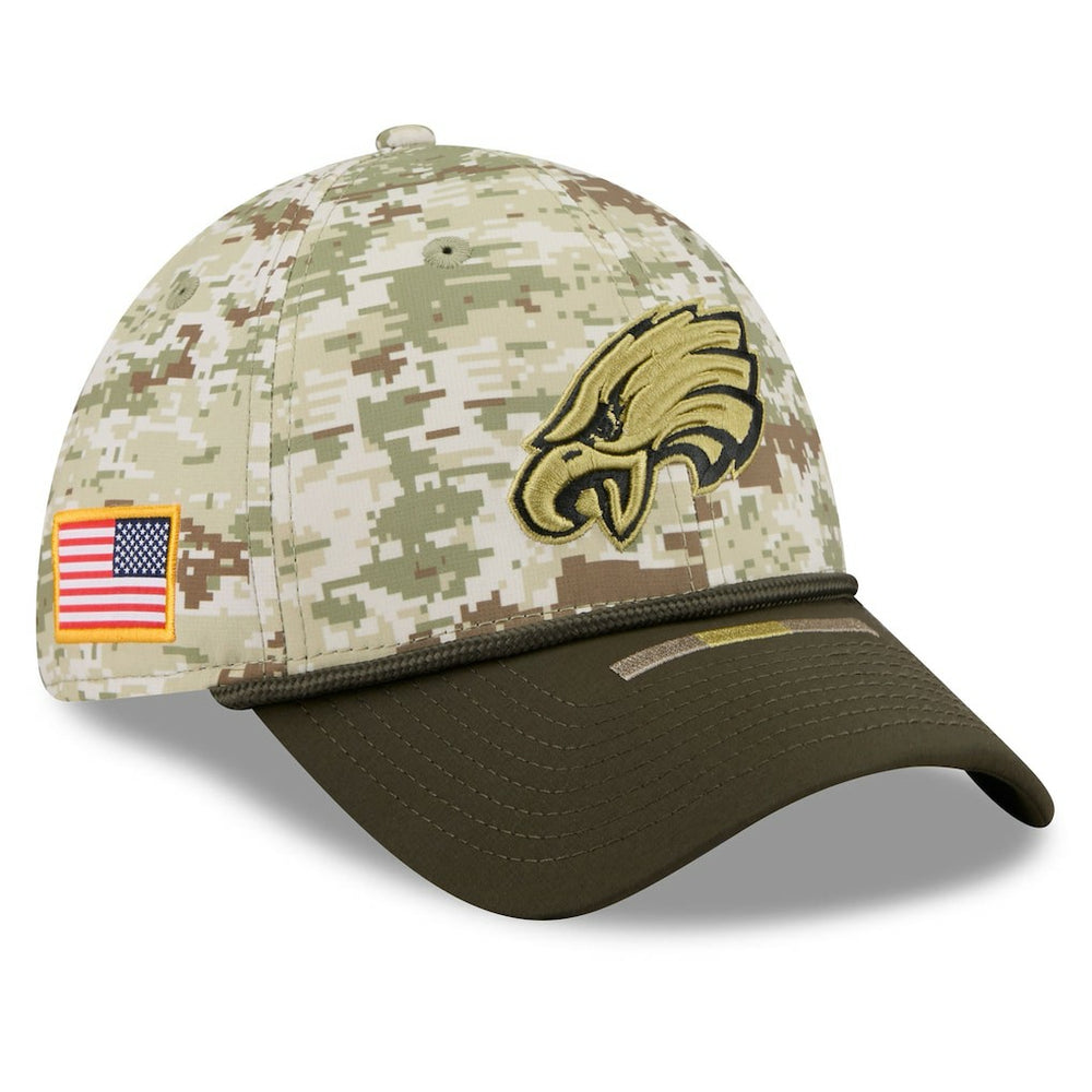 Philadelphia Eagles New Era 2025 Salute to Service 39THIRTY Flex Hat Camo | NFL