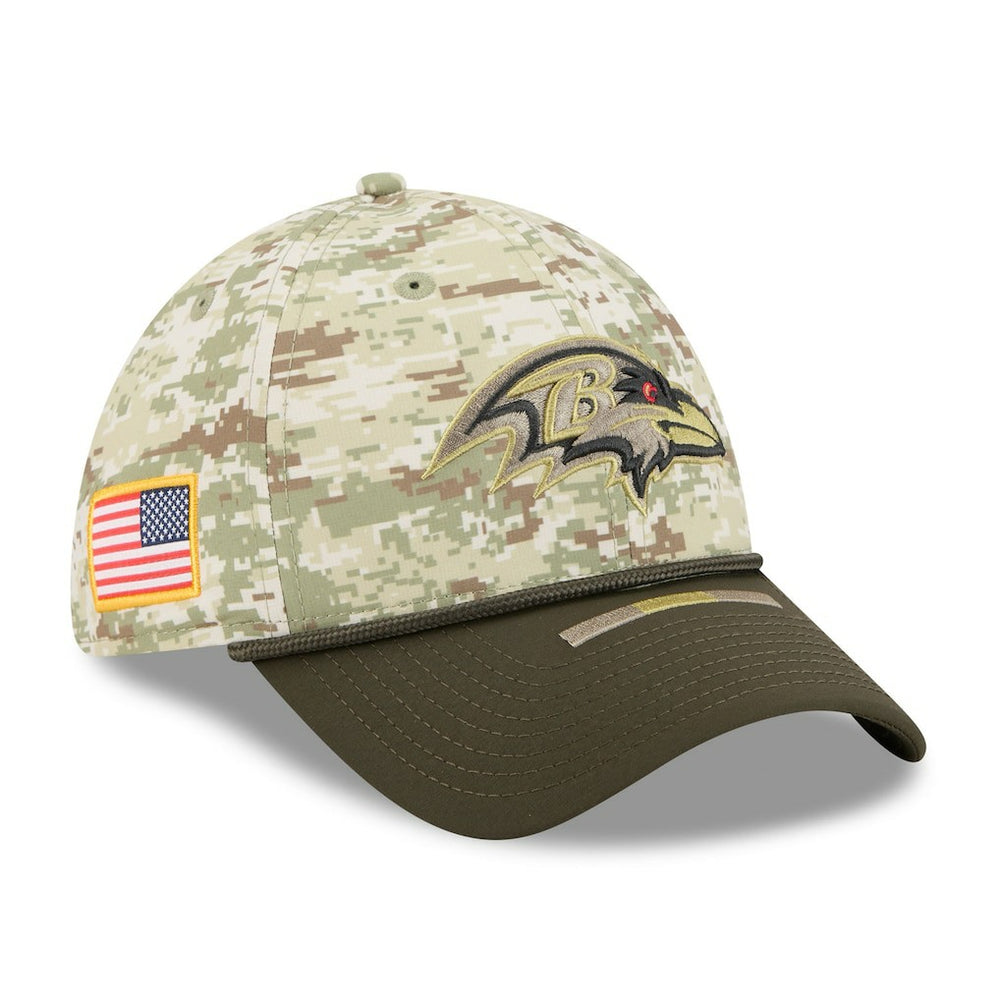 Baltimore Ravens New Era 2025 Salute to Service 39THIRTY Flex Hat Camo | NFL