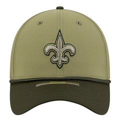 New Orleans Saints New Era 2025 Salute to Service 39THIRTY Flex Hat Green | NFL