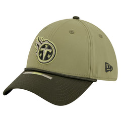 Tennessee Titans New Era 2025 Salute to Service 39THIRTY Flex Hat Green | NFL