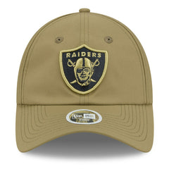 Las Vegas Raiders New Era Women's 2025 Salute to Service Pony Tail Adjustable Hat Green | NFL