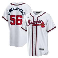 Spencer Schwellenbach Atlanta Braves Nike Home Replica Jersey - MLB