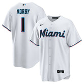 Connor Norby Miami Marlins Nike Home Replica Jersey - MLB