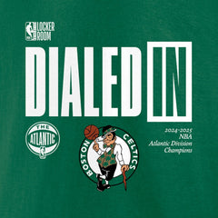 Boston Celtics 2025 Atlantic Division Champions Locker Room T-Shirt Kelly Green - NBA