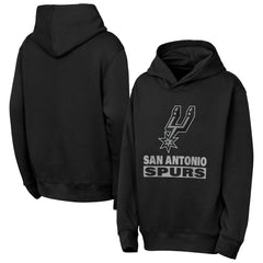 San Antonio Spurs Outerstuff Youth Back To The Basics Hoodie Black - NBA