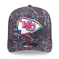 Kansas City Chiefs New Era 2025 NFL Crucial Catch A-Frame 9FIFTY Snapback Hat Black | NFL