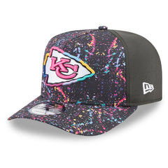 Kansas City Chiefs New Era 2025 NFL Crucial Catch A-Frame 9FIFTY Snapback Hat Black | NFL
