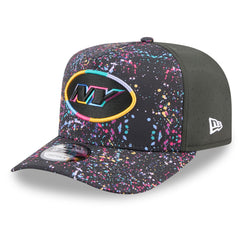 New York Jets New Era 2025 NFL Crucial Catch A-Frame 9FIFTY Snapback Hat Black | NFL