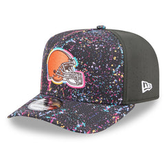 Cleveland Browns New Era 2025 NFL Crucial Catch A-Frame 9FIFTY Snapback Hat Black | NFL