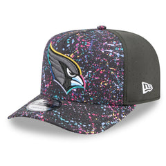 Arizona Cardinals New Era 2025 NFL Crucial Catch A-Frame 9FIFTY Snapback Hat Black | NFL