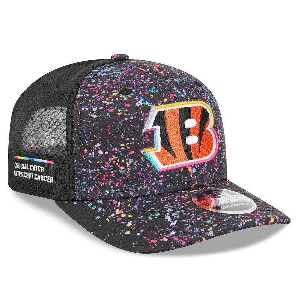 Cincinnati Bengals New Era 2025 NFL Crucial Catch 9SEVENTY Adjustable Hat Black | NFL