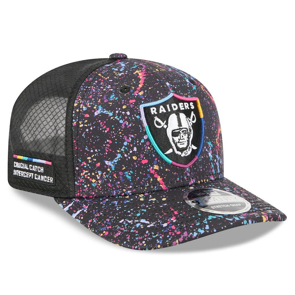 Las Vegas Raiders New Era 2025 NFL Crucial Catch 9SEVENTY Adjustable Hat Black | NFL