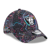 Las Vegas Raiders New Era 2025 NFL Crucial Catch 39THIRTY Flex Hat Black | NFL