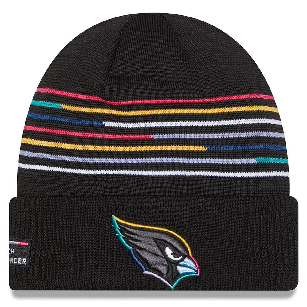 Arizona Cardinals New Era 2025 NFL Crucial Catch Cuffed Knit Hat Black | NFL