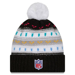 Arizona Cardinals New Era Women's 2025 NFL Crucial Catch Cuffed Knit Hat with Pom Black | NFL