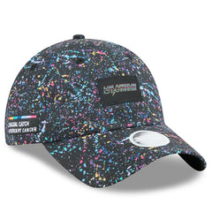Los Angeles Chargers New Era Women's 2025 NFL Crucial Catch Pony Tail Adjustable Hat Black | NFL