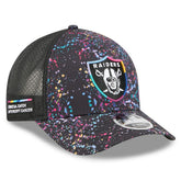 Las Vegas Raiders New Era Youth 2025 NFL Crucial Catch 9FORTY Adjustable Hat Black | NFL