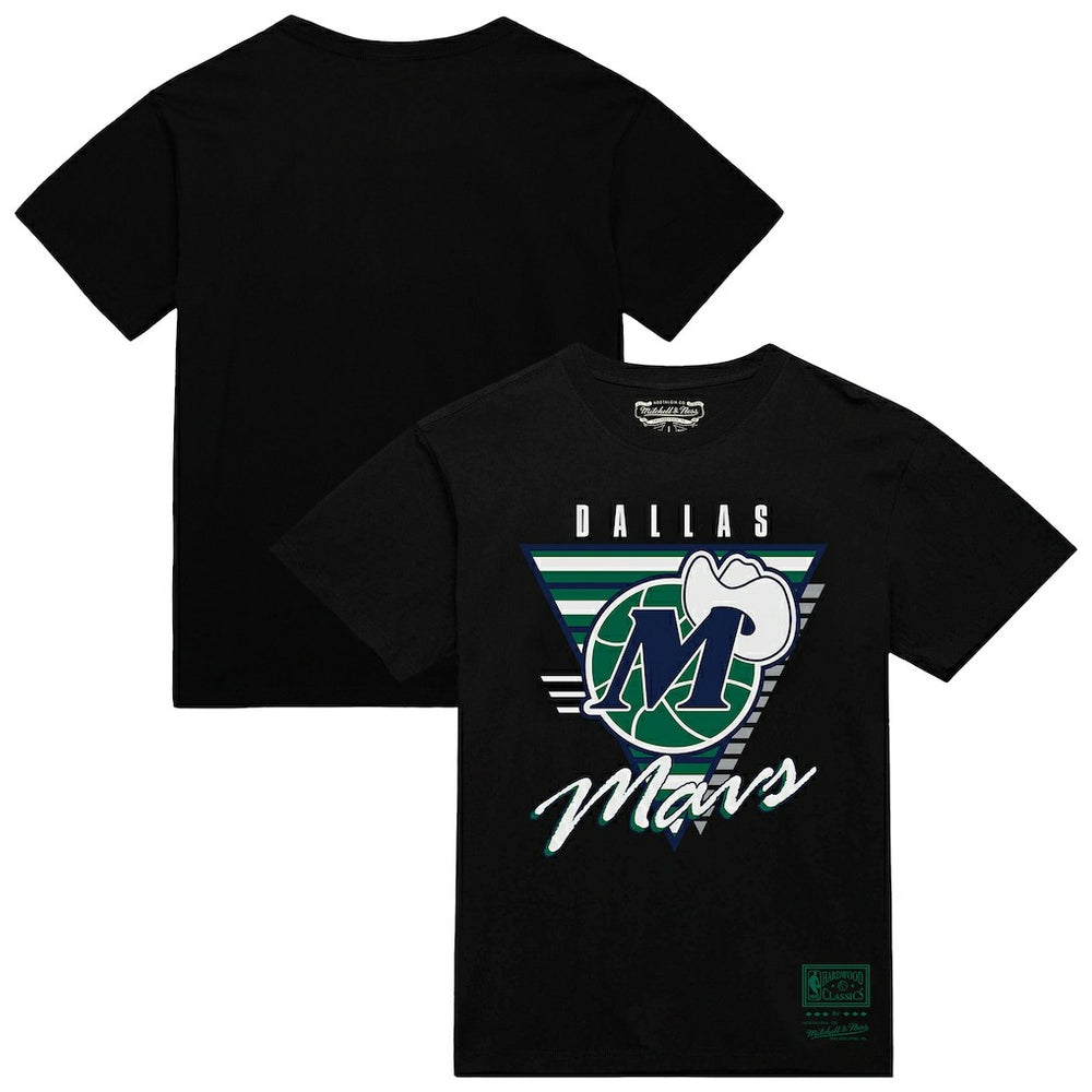 Dallas Mavericks Worldwide Collection Tri-Logo T-Shirt Black - NBA
