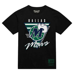 Dallas Mavericks Worldwide Collection Tri-Logo T-Shirt Black - NBA