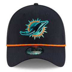 Miami Dolphins New Era 2025 Rivalries Collection Sideline 39THIRTY Flex Hat Pitch Blue | NFL